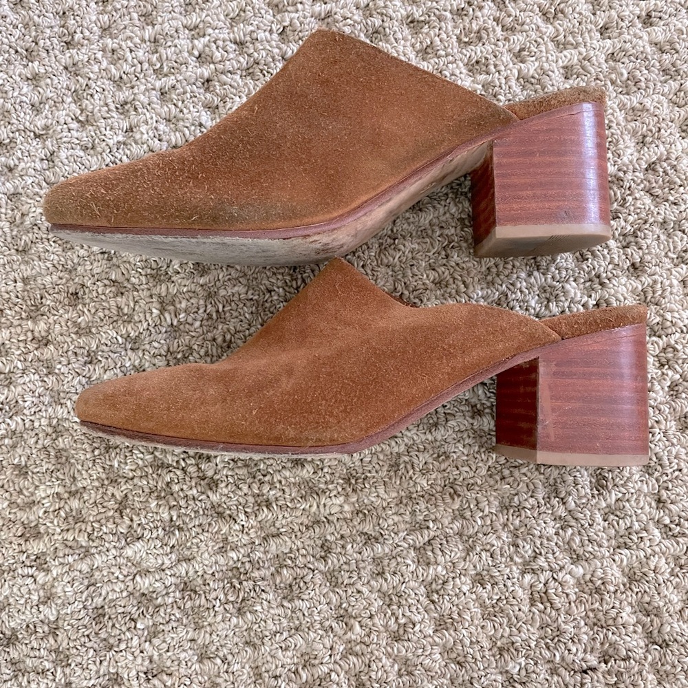 Nisolo suede mules